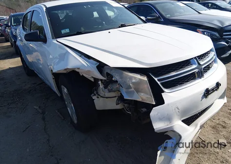 2014 Dodge Avenger Se from USA, damaged, VIN 1C3CDZAB3EN232547